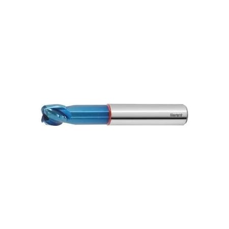 Garant Diabolo Solid Carbide Torus End Mill, for Hard Steels, TiAlN Coated, 3/0.5 mm 206322 3/0,5